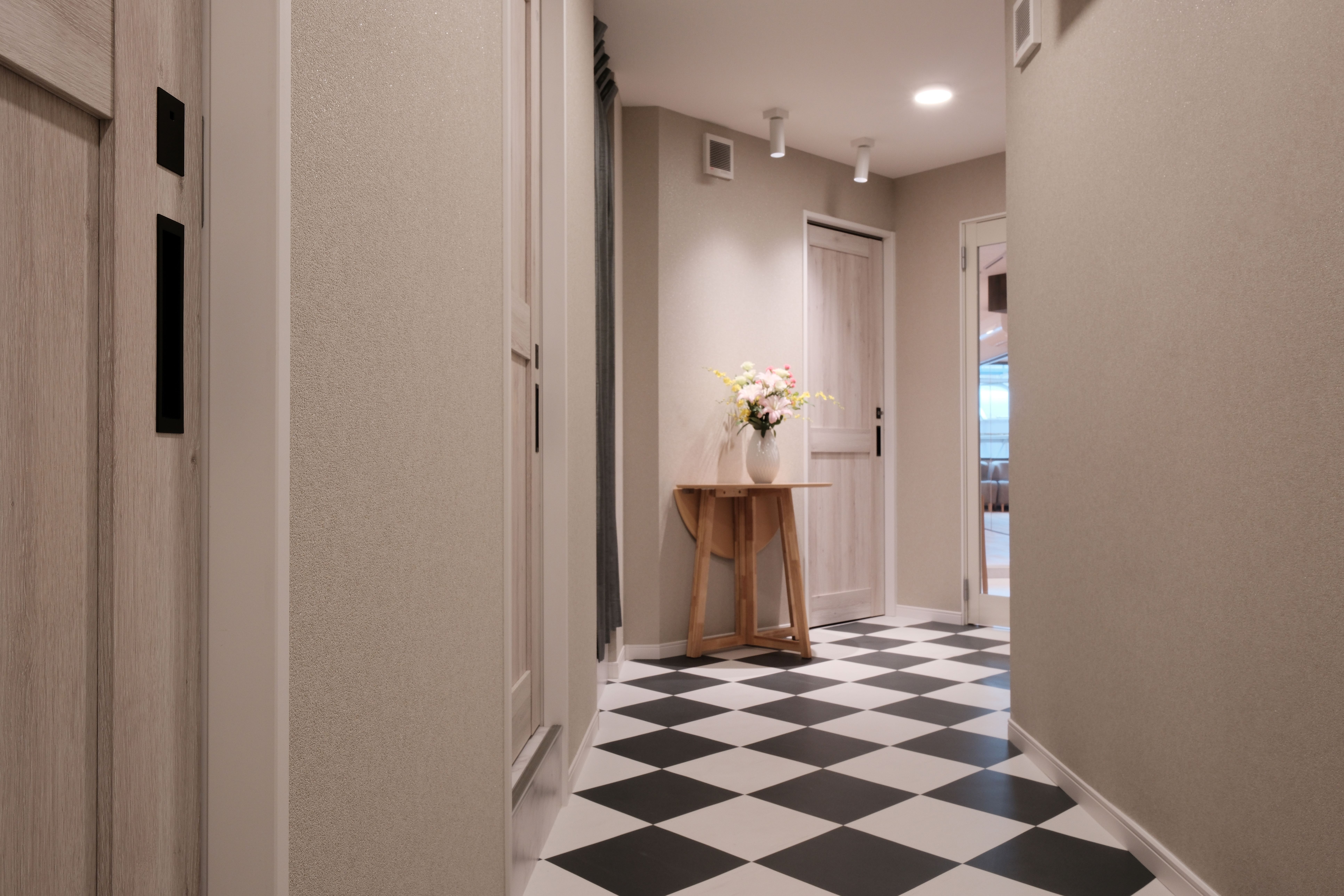 スタジオの廊下